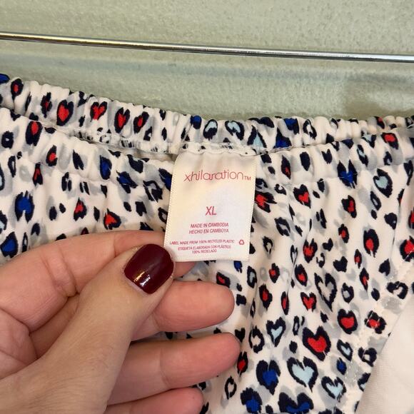 Xhilaration 2pc Bikini Set Girls 12-14 XL White Multicolor Padded Chic Beach NWT - Picture 15 of 16